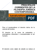 Principales Corrientes de La Filosofía Jurídica Contemporánea