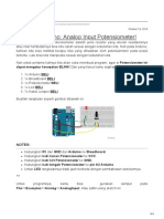 Program Arduino Analog Input Potensiometer!