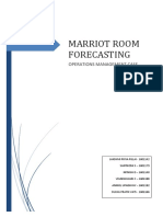 Marriot Room Forecasting: Operations Management Case