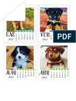 Polaroid Calendario Dogs