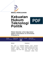 Bisnis Internasional-Modul Pertemuan Ke-3-Kekuatan Hukum Teknologi Politik