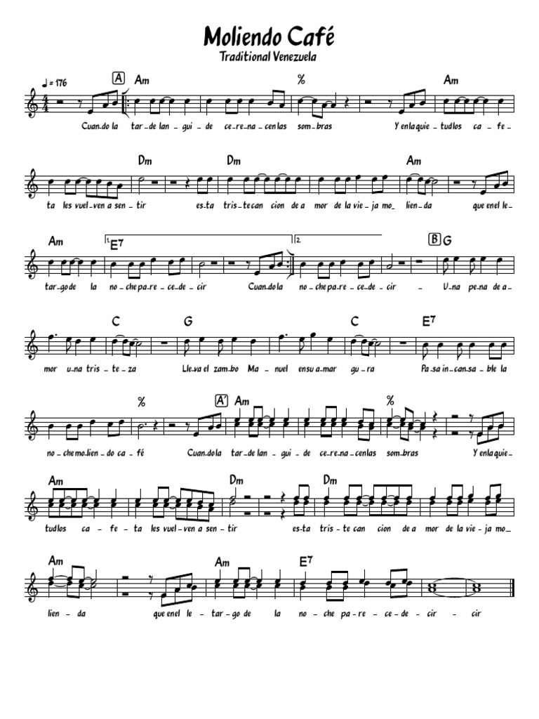 Moliendo Cafe PDF