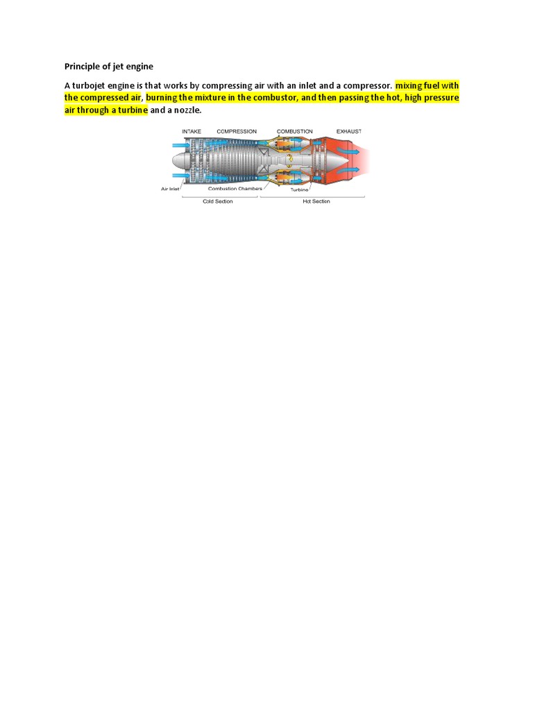 Principle of Jet Engine PDF
