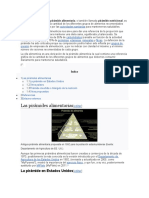 Las Pirámides Alimentarias: La Pirámide en Estados Unidos