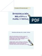 Investigacionpapel y Tintas