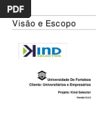 VISAO E ESCOPO