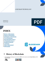 Blockchain Technology: Submitted By, Sayog Donga