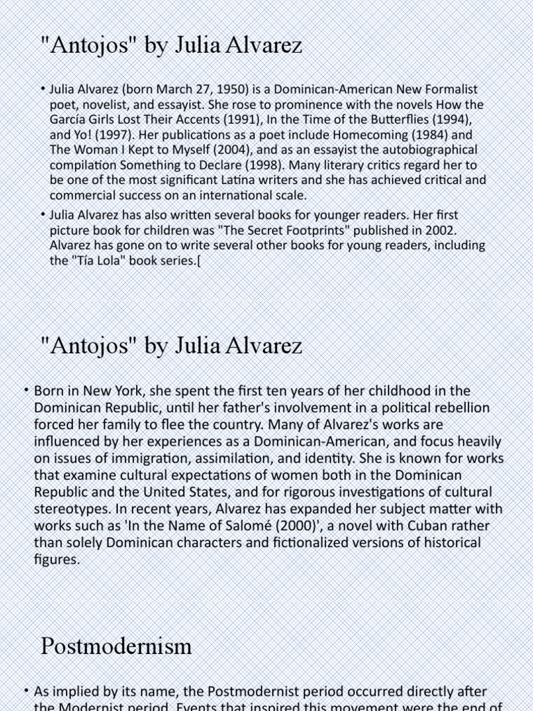 Antojos by Julia Alvarez | PDF
