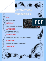 Entregable 2 Matematicas