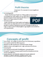 Profit Theories