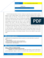 Module Overview: Unit 4 - Teacher As A Person in Society