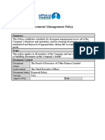 Document Management Policy