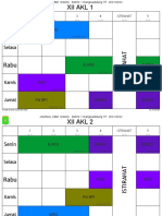 JADWAL KBM SIANG UNTUK SISWA