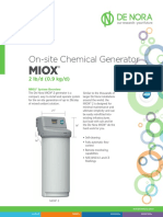 On-Site Chemical Generator: 2 LB/D (0.9 KG/D)