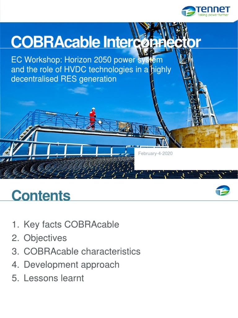 HVDC Cobracable - Interconnector | PDF | Computers