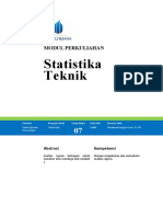 Modul Statistika Teknik - Prihadmadi Anggoro Seno - 7 - Regresi Linear