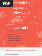 Special Expression Followed by Gerund