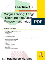FINS5513 Lecture 1B: Margin Trading: Long/ Short and The Asset Management Industry