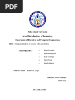 Arba Minch University Arba Minch Institute of Technology Department of Electrical and Computer Engineering Title