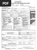 Unified Application Form For Building Permit: City of Cagayan de Oro Province of Misamis Oriental