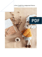 Crochet Fawn Deer Gazal Free Amigurumi Pattern