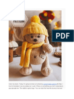 Crochet Bunny Buddy PDF Amigurumi Free Pattern
