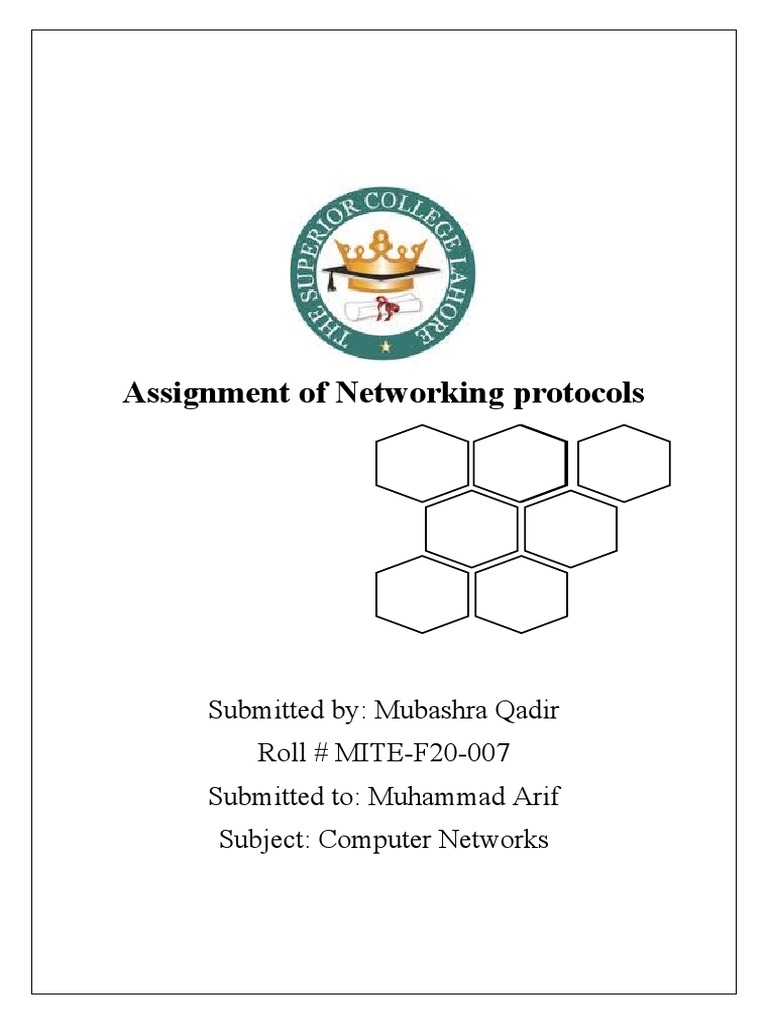 Assignment of Networking Protocols | PDF | Ip Address | World Wide Web