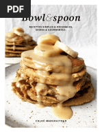 1.  Bowl & spoon- Saines & gourmandes
