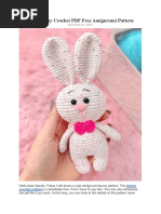 Cute Bunny Crochet PDF Free Amigurumi Pattern