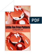 Little Crochet Fox Amigurumi PDF Free Pattern