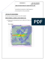 Study On Discontinuities in Ground Plane Aim:: DATE: 7/3/22 Experiment-5 ROLL NO: EVD19I030 Name: Pranavram V