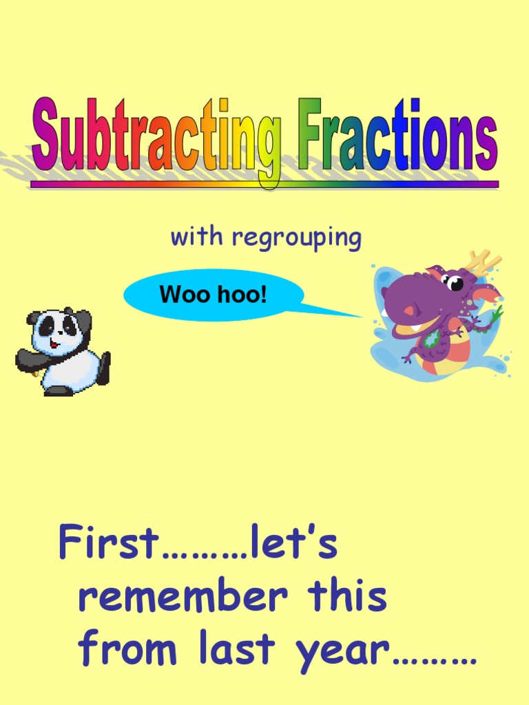 Adding and subtracting mixed numbers pdf