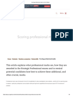 Scoring Professional Marks