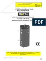 Manual Instalare Si Service BP120L V1 BP120L V2 Izolatie Spuma Pu E1r4