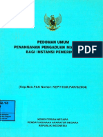 Pedoman Umum Penanganan Pengaduan Masyarakat Bagi Instansi Pemerintah