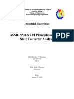 UoR-Morong College of Engineering Electrical Engineering Industrial Electronics Assignment #1 Principles of Steady-State Converter Analysis Chapter 2 Introduction