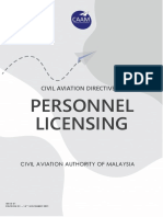 CAD 1 Personnel Licensing ISS01 REV01