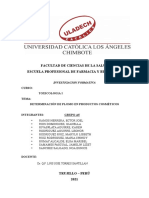 Determinación de plomo en cosméticos