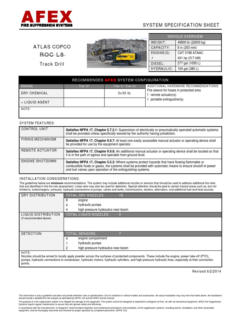 Atlas Copco Roc L8 | PDF | Engines | Actuator