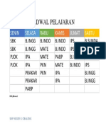 JADWAL PELAJARA kls9