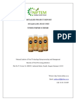 Detailed Project Report Sugarcane Juice Unit Under Pmfme Scheme