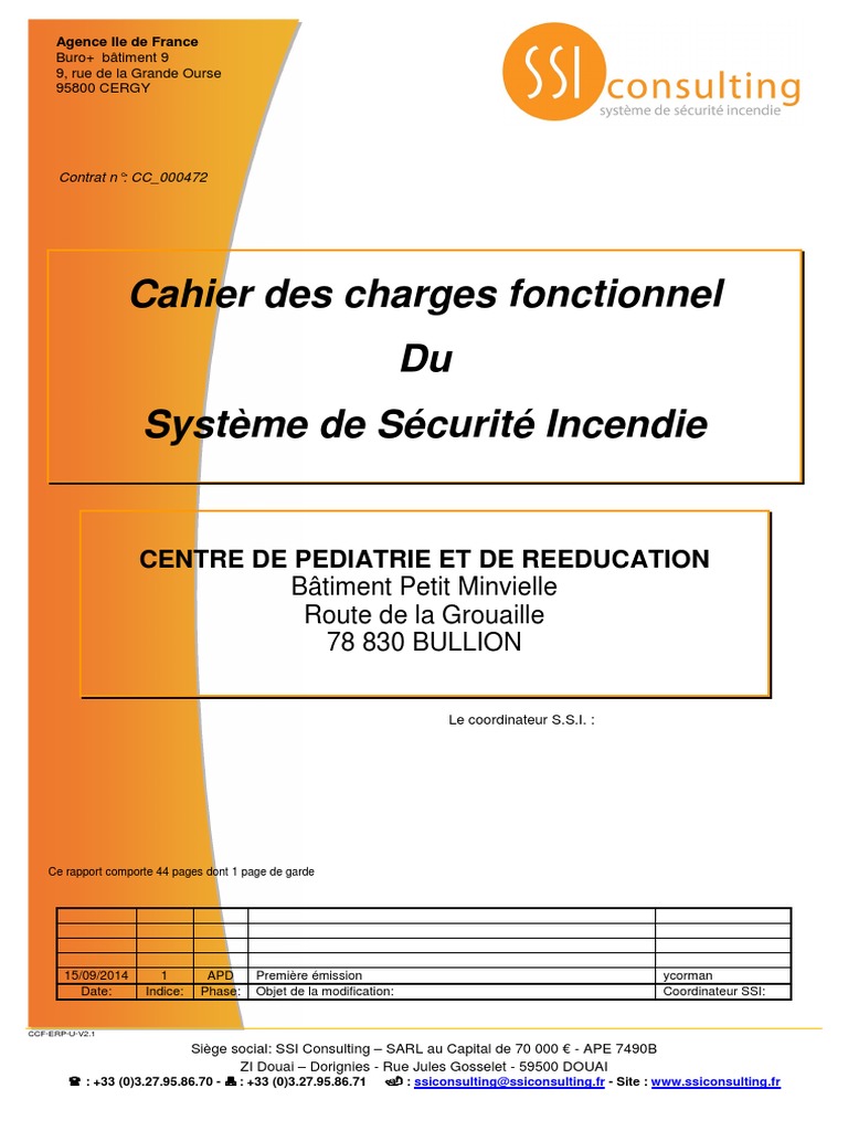 Photo Page De Garde Technologie Cahier Des Charges Cahier Charges Fonctionnel Minvielle | PDF | Ascenseur | Sécurité