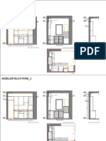 Mobilier Bucatarie - 1: Elevatie Front 2 Elevatie Front 1 Sectiune Front 1