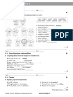 ECA1 - Tests - Vocabulary Check 1B - New2018