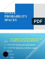 Finite Probable and Equiprobable Spaces