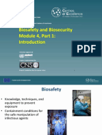 Biosafety and Biosecurity Module 4, Part 1
