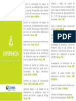 Brochure Experiencia