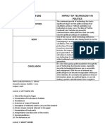Structure: Impact of Technology in Politics