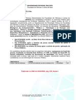 Faculdade de Ciências e Letras de Assis: Publicado No DOE de 24/02/2022, Pág. 278, Seção I