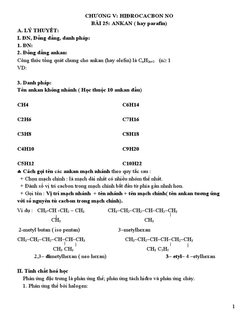 Ankan Hiddrocacbon No | PDF